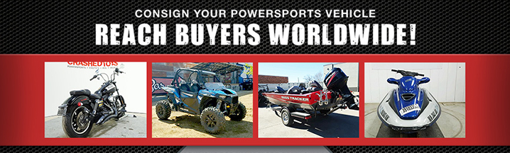 Sell Your Bike through CrashedToys Powersports Auctions